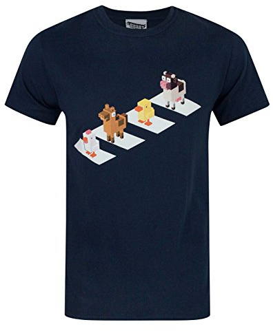 Crossy Road Crossing Men's T-Shirt (XXL) Navy