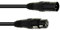 EUROLITE DMX Kabel XLR 3pol 1m schwarz | Hochwertiges DMX-Kabel