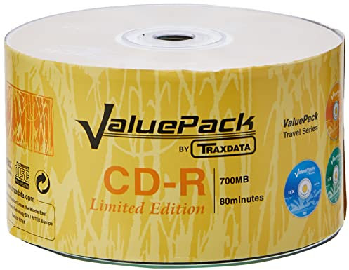 Traxdata CD-R 80MIN - Confezione da 50