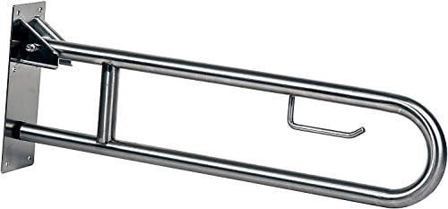 Timblau TIM-52318P/S - Haltegriff, Aufstehhilfe, hoch klappbar, Edelstahl