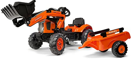 Falquet & Cie - 2065 Am - Kubota M7171 / Pala/Trailer - Naranja