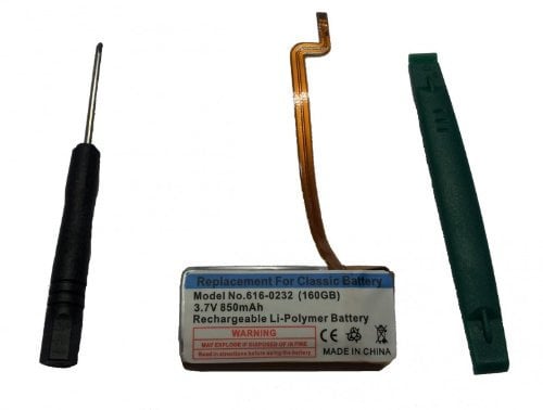 Sintech Batterie kompatibel mit iPod Video 60-80GB/iPod Classic 160GB, 850 mAh