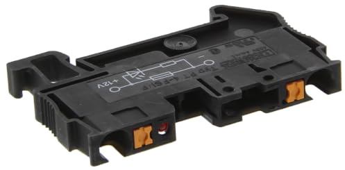 Phoenix Contact PT 4-FSI/F-LED 12 Modularer Sicherungs-Anschlussklemmenblock Schwarz Einsteck-Anschluss, Raster 6.2 mm