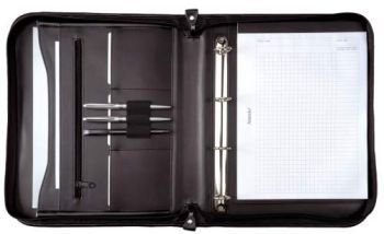 Alassio Ringbuchmappe ´LIMONE´, A4, FINEtouchLederimitat