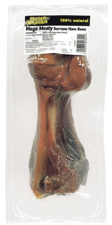 Munch & Crunch Serrano Ham Bone Mega Dog Doggy Bone Fast Postage