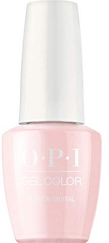 OPI GelColor, Put It In Neutral, Nude Gel Nail Polish, Soft Shades Collection, 0.5 fl oz