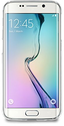 Puro SGS6EDGE03TR Schutzhülle für Samsung Galaxy S6 Edge, Transparent