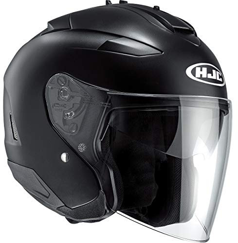 HJC Motorradhelm IS-33 II Semi, Schwarz, Größe M