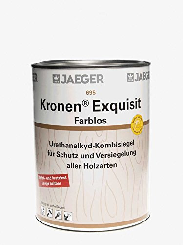 Jaeger 695 Kronen Exquisit glänzend 0,75l Klarlack Holzlack Klarsiegel