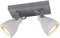 Trio Leuchten Balken Concrete 802500278, Metall, Schirm Beton, 2 x GU10, Grau