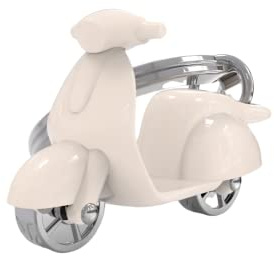 METALMORPHOSE – Schlüsselanhänger Scooter Dolce Vita beige – MTM999-06, Beige, Taille unique