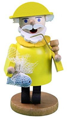 Glässer 26350 Räuchermännchen Fischer, klein, Handarbeit aus hochwertigen einheimischen Hölzern, Höhe: 11 cm