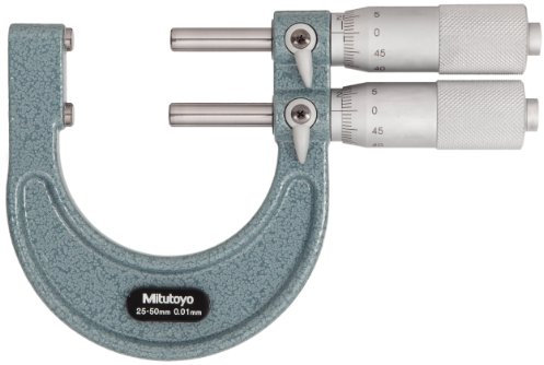 Mitutoyo 113-103 Sonder-Bügelmessschrauben, 25-50 mm
