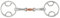Shires Loop Ring Copper Lozenge Snaffle 5