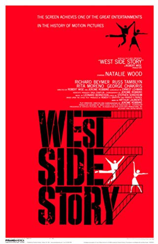 POSTERS West Side Story rot Filmplakat Mini-Poster 28 cm x43cm 11inx17in