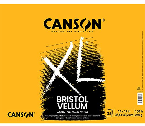 Canson XL Series Bristol Paper Pad, Textured, 14x17 in