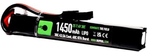 7.4v 1450mAh 30C Stock Tube LiPo Battery