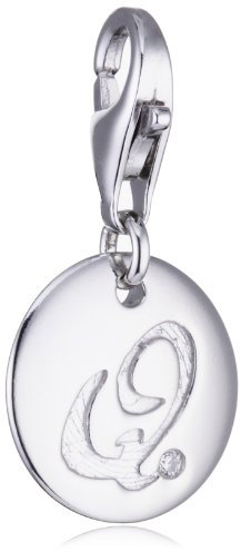 ESPRIT Anhänger Charm Letter Q 925 Sterling Silber S.ESZZ90836A000