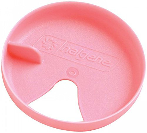 Nalgene Easy Sipper - Pink, 53mm Universal Splash Guard for Wide Mouth Bottles, 1.5L Capacity