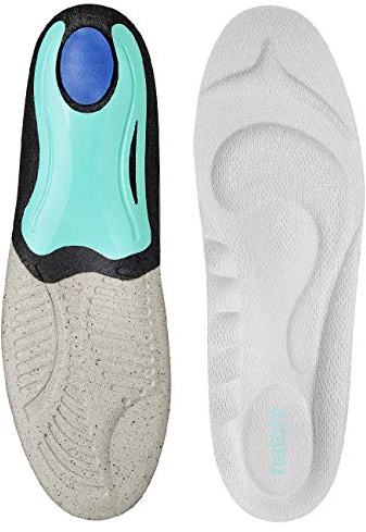 natch! MEMORY 3 - leichtes Fußbett für Sport, Wander und Freizeitschuhe, Größe 36, 1er Pack (1 Paar)
