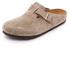 Birkenstock Boston Clog,Taupe Suede,42 N EU