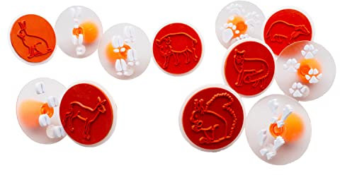 Eduplay 220034 - Tierspurenstempel, 12-er Set
