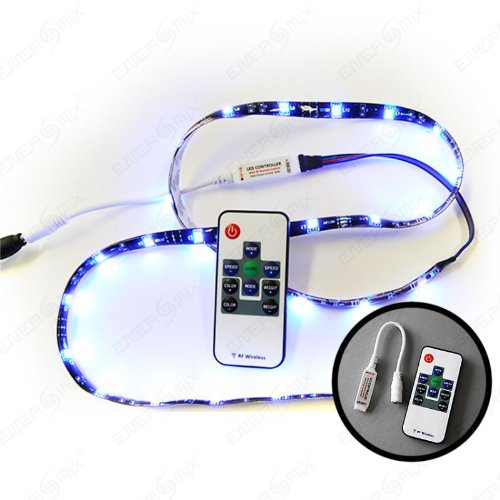 LED RGB mini Steuergerät Farbwechsel Dimmer 12V 3x4A für LED RGB Strip mit IR-Fernbedienung
