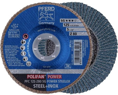 Pferd 67788126 Fächerscheibe Polifan Z 80 Sg 125 mm