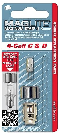 Mag Instrument LMXA401 Magnum Star II Xenon 4 Zellen Ersatz Lampe 12