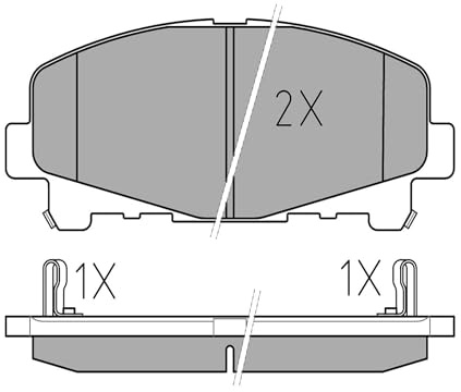 Meyle 025 247 6616 Brake Pad Set, disc brake