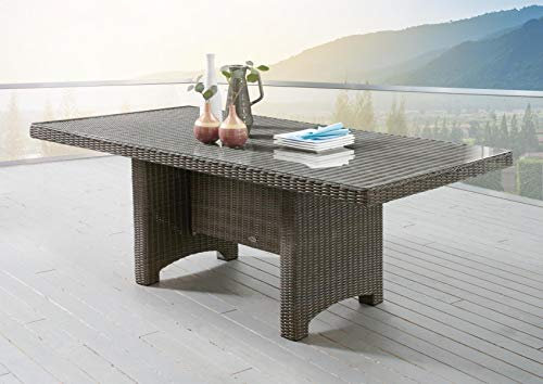 Destiny Gartentisch Luna 165x90x75cm rechteckig, Vintage grau