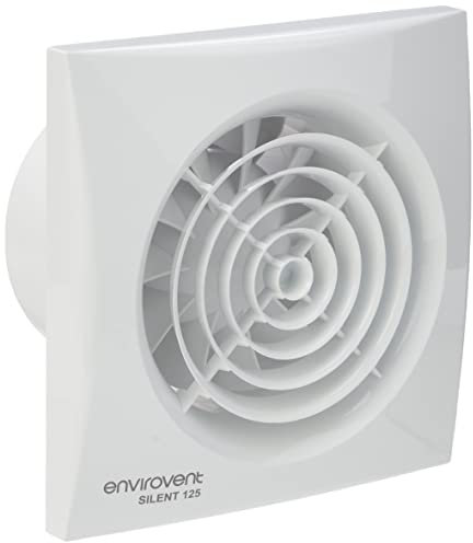 Envirovent SILENT-125S SILENT Extractor Fan 5 125mm (Standard Model - NO Timer) White