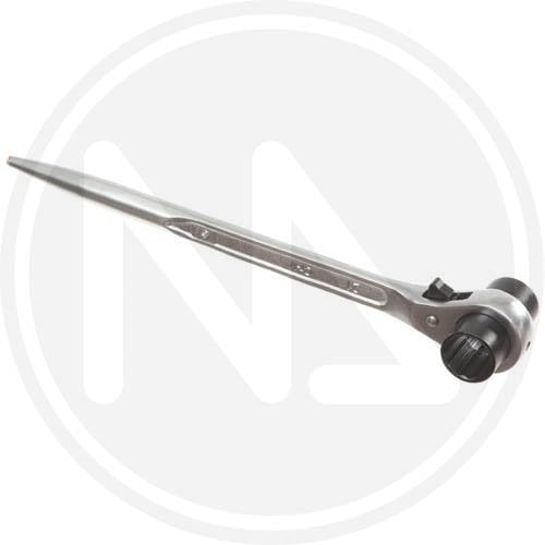 CHIAVE per PONTEGGI A CRICCHETTO in acciaio ZINCATA 21x22 mm