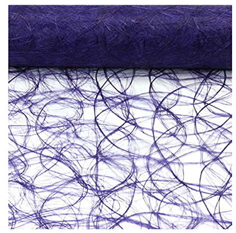 Sizoweb Tischband Lila 25 Meter lang 30cm breit