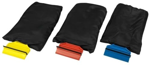 APA 37459 Eiskratzer Auto, mit Handschuh, Eisbrecherzähne