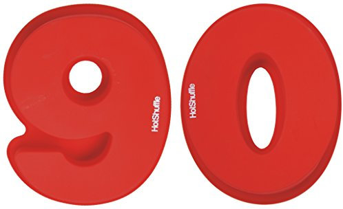HotShuffle Large Silicone Number 90 Cake Tin Mould 90th Birthday Wedding Anniversary 9 0