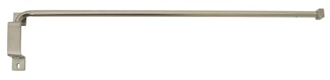 ACHIM Home Furnishings Hard Window Rods, Nickel, 20-36