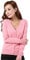 Mooncolour Womens 24 Colors Knit Outwear Autumn Cardigan Sweater, Pink, UK16