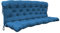 Ambientehome Auflagen 3er Bankkissen Bankauflage Polsterkissen, 150 x 98 x 8 cm, türkis