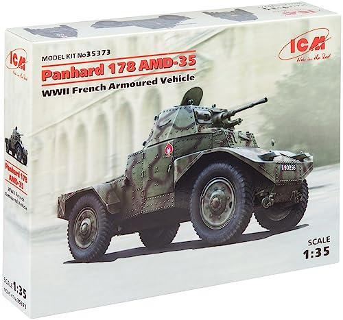 ICM 035373 Modellbau, Hobby, Zusammenbau, detailliert, Schwarz, Mittel