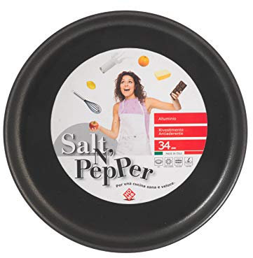 Home Salt Peper Niedrige Antihaft-Kuchenform Salzpfeffer cm 34 Gebäck, Material, Multicolor, 34 cm