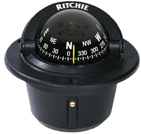 Ritchie Navigation Flush Mount Compass, Black (F-50)