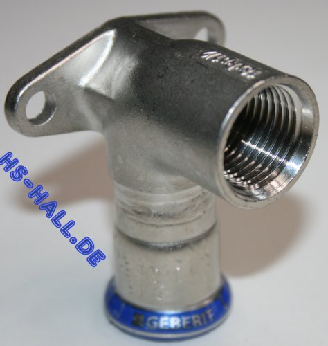 Geberit Mapress Edelstahl – Ellenbogen Teller Durchmesser 18 mm Edelstahl
