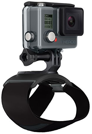 GoPro Bandeau de Fixation main + bras + poignet + jambe pour GoPro Hero 4 Noir