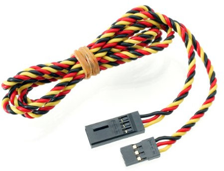 118112 - Hitec Verlängerungskabel UNI verdrillt Gold 90 cm