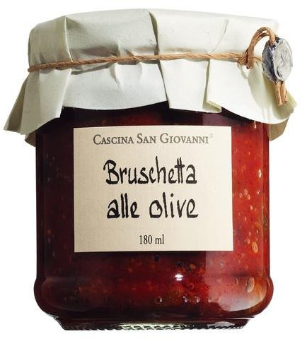 Cascina San Giovanni Bruschetta alle Olive, Tomatenaufstrich mit Oliven