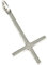 AFP Anhänger umgedrehtes Kreuz 925 Sterling Silber AS-199