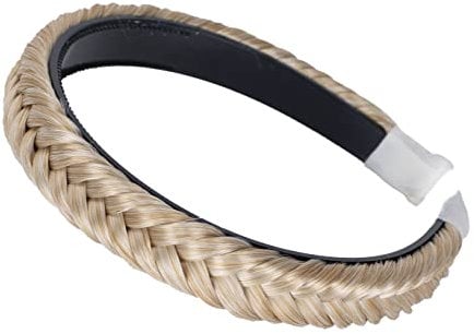 CAISHA Haarreifen Zopf Geflochten Haarteil Haarband Kopfschmuck Haarschmuck Blond Mix HHR1a