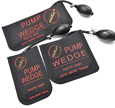 BONAKULA Car Door Opener Air Wedge Rubber Auto Entry Powerful Hand Pump Locksmith Tools Alignment Tool Inflatable Shim