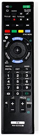 Allimity RM-ED058 = RM-ED059 Remplacer Télécommande pour Sony LED LCD TV 3D Plasma